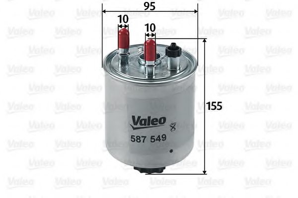 VALEO 587549 Fuel filter